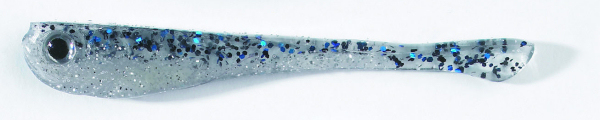 Balzer Drop Shot Jörg`s Nr. 1 Barsch - 4 cm - Schwarz-Silber-Glitter